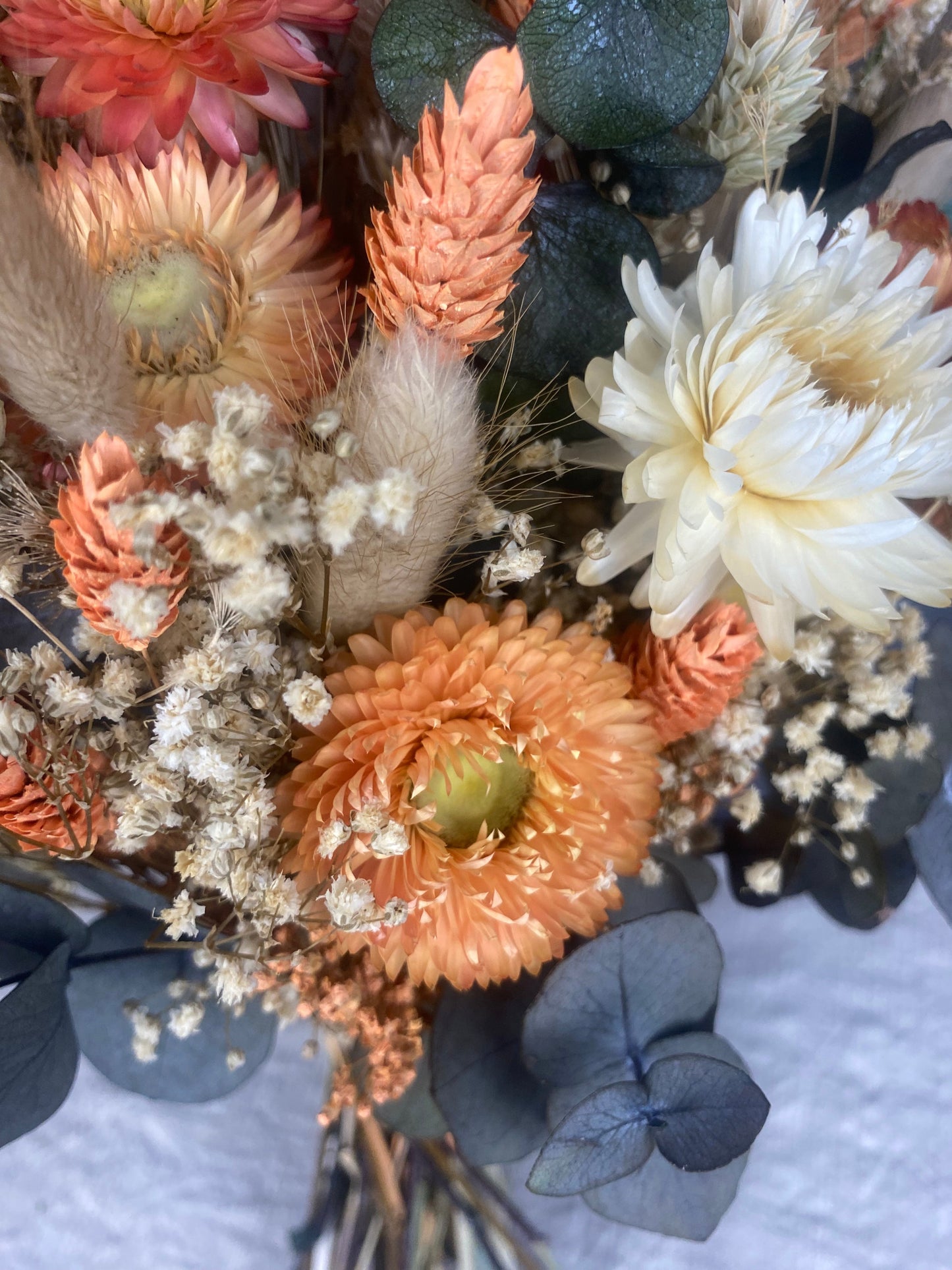 Nia dried bridal bouquet