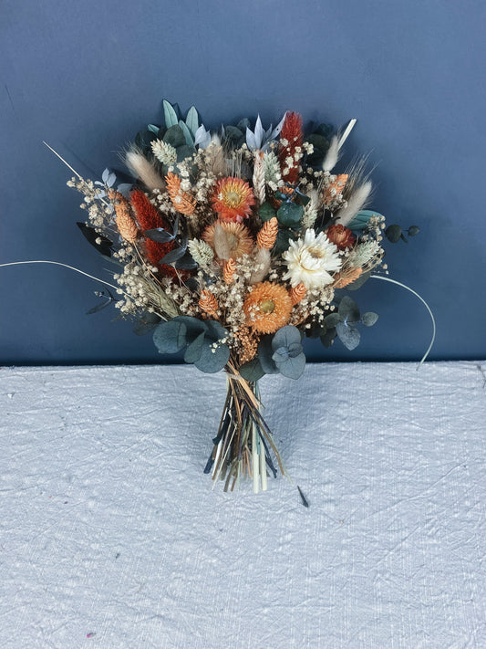 Nia dried bridal bouquet