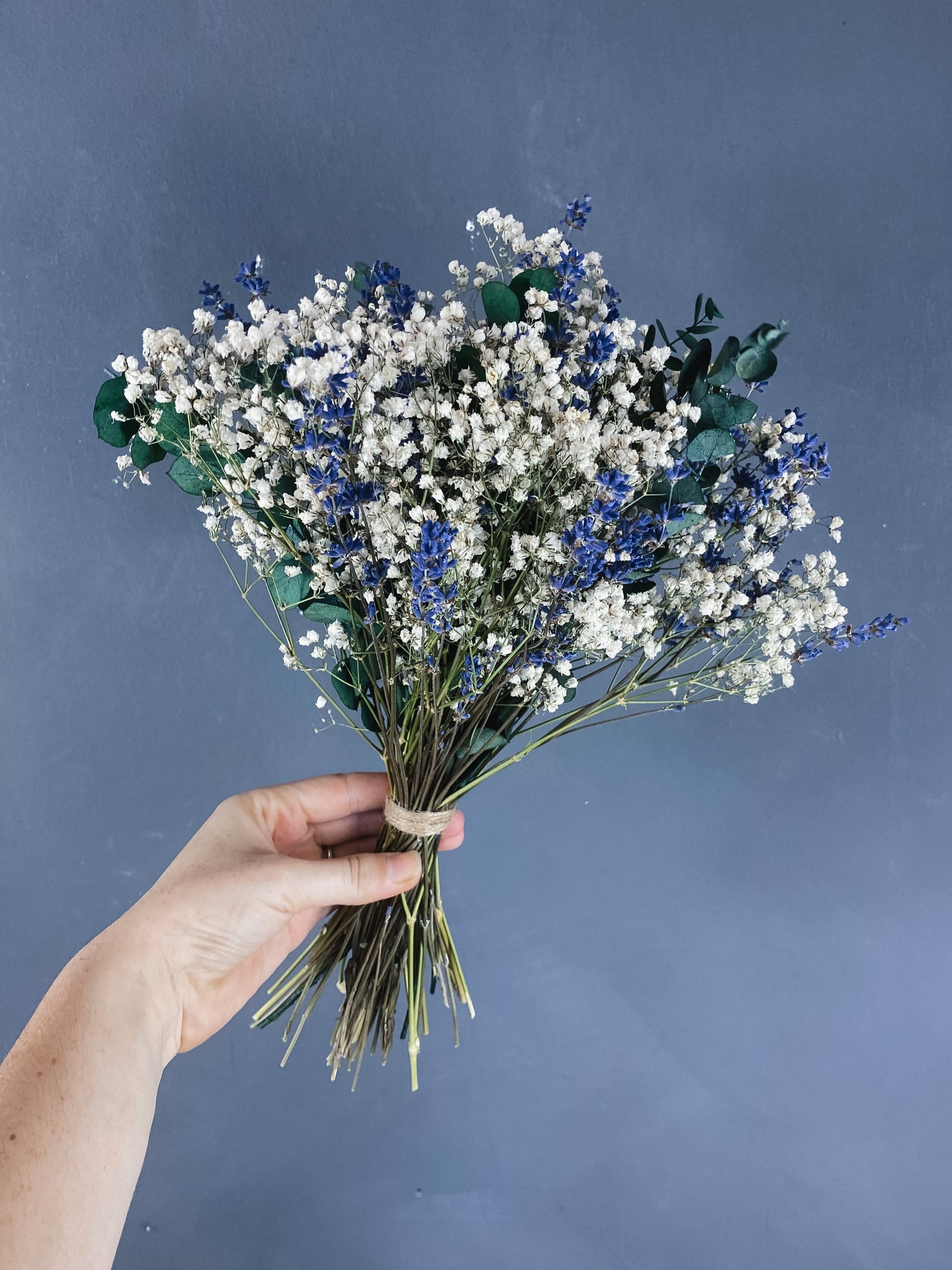 Serena dried bridesmaid’s bouquet