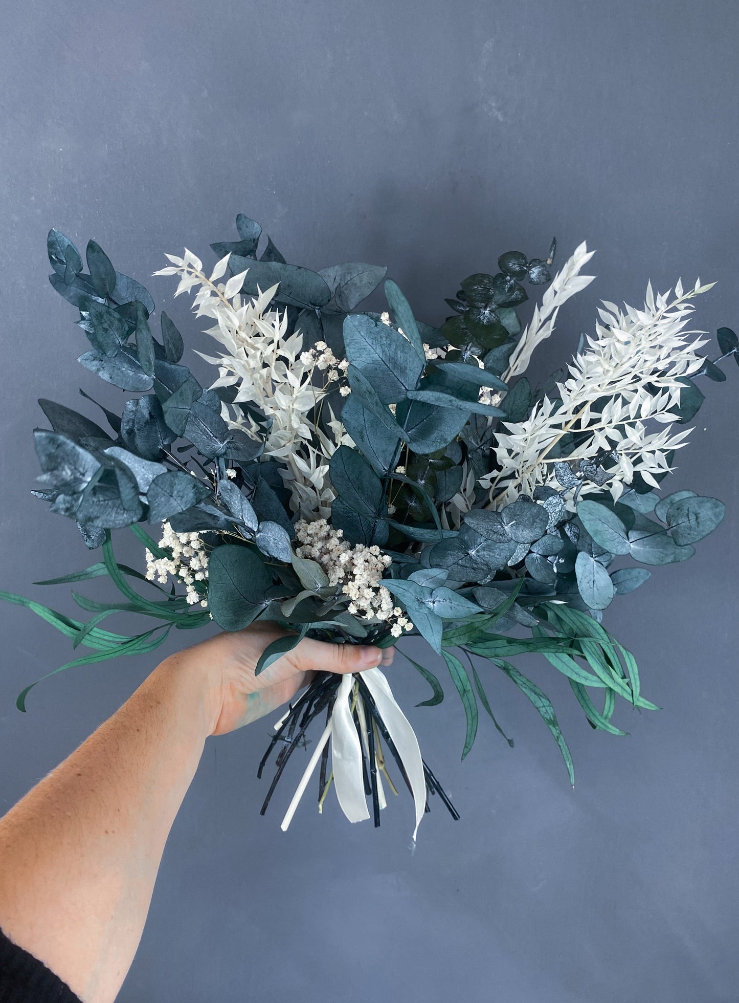 Raya dried bridal bouquet